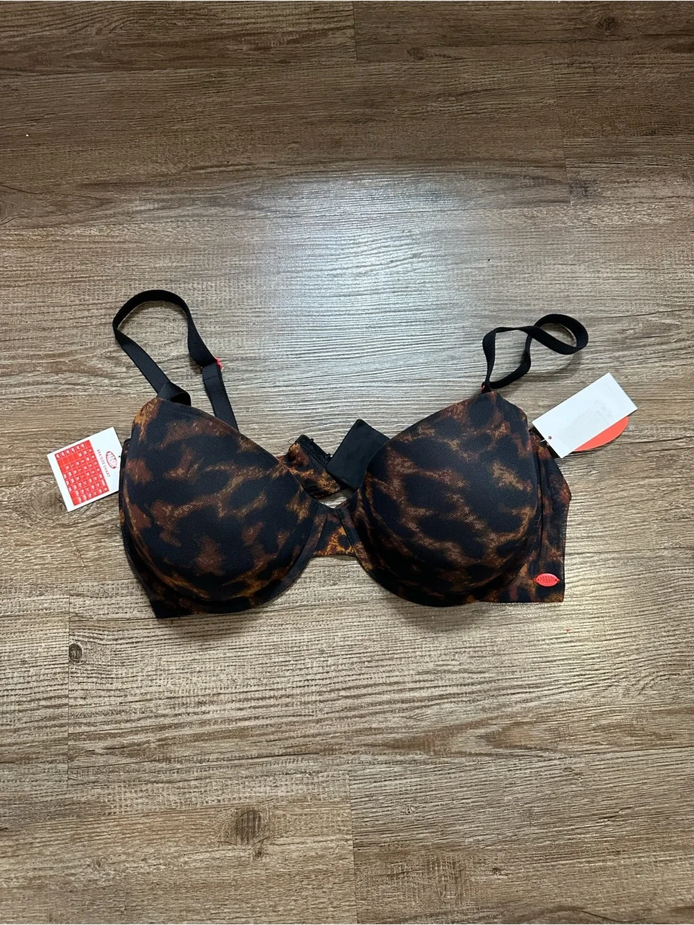 leopard print bra